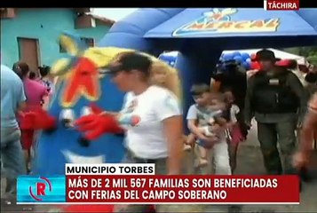 Télécharger la video: Táchira | Feria del Campo Soberano benefició a más de 2.500 familias del mcpio. Torbes