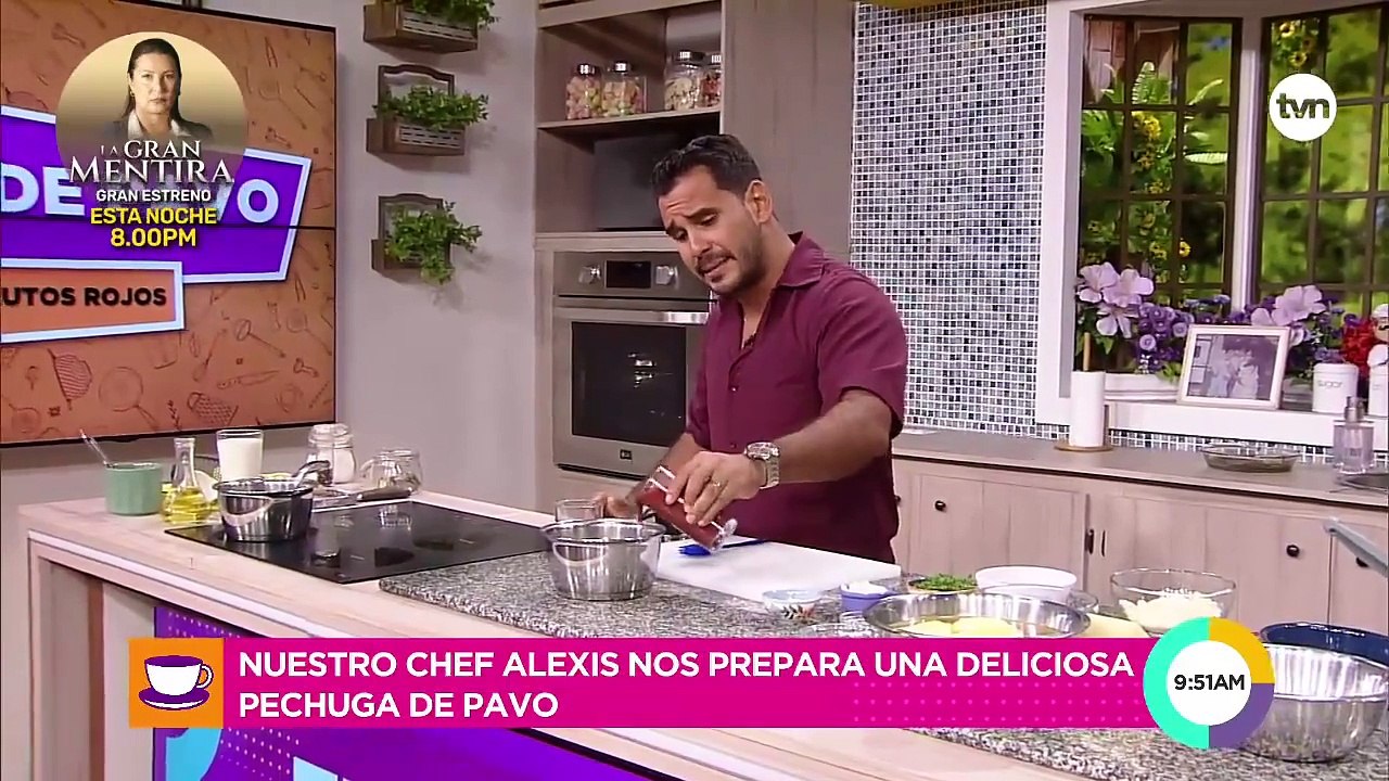 Cocina con Alexis: Pechuga de pavo en salsa de frutos rojos