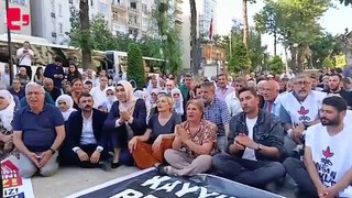 Hakkari Belediyesine kayyım atanması Mersin'de protesto edildi