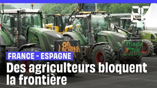 Des agriculteurs bloquent la frontière franco-espagnole pour « peser » sur les élections #Shorts