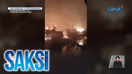 Mahigit 40 bahay, natupok sa sunog | Saksi
