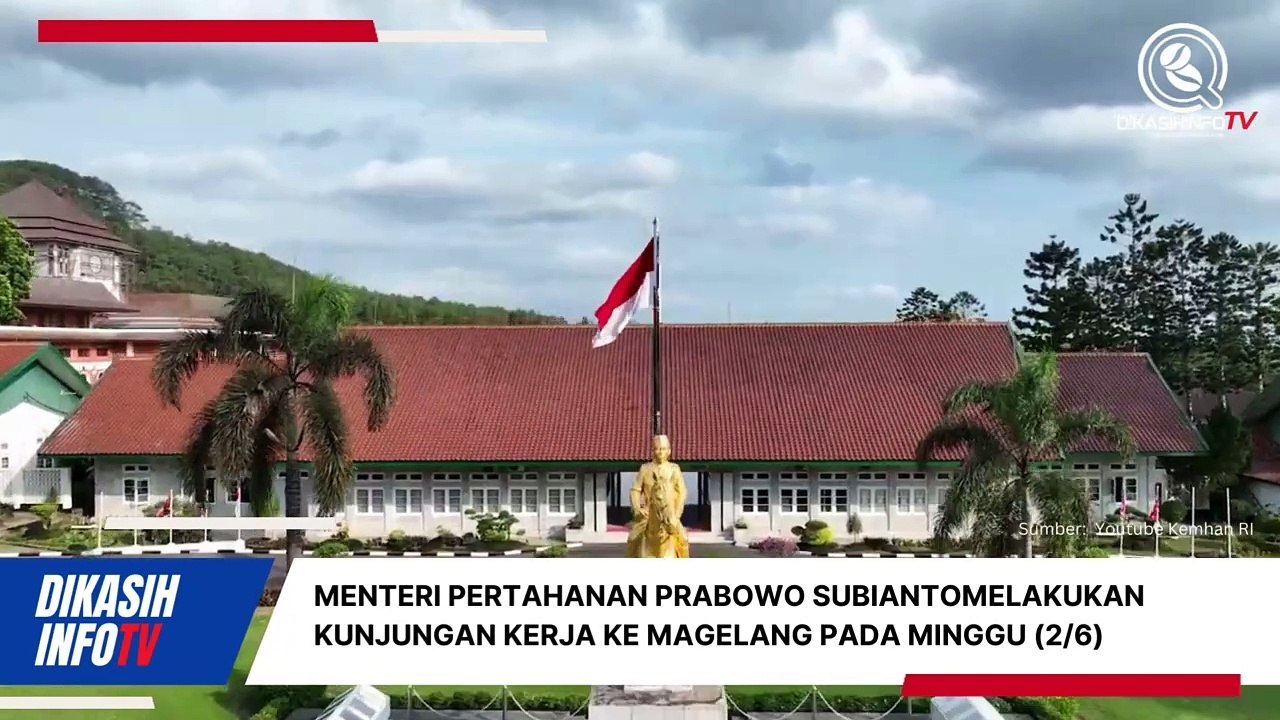 Momen Menhan Prabowo Melakukan Kunjungan Kerja ke Magelang