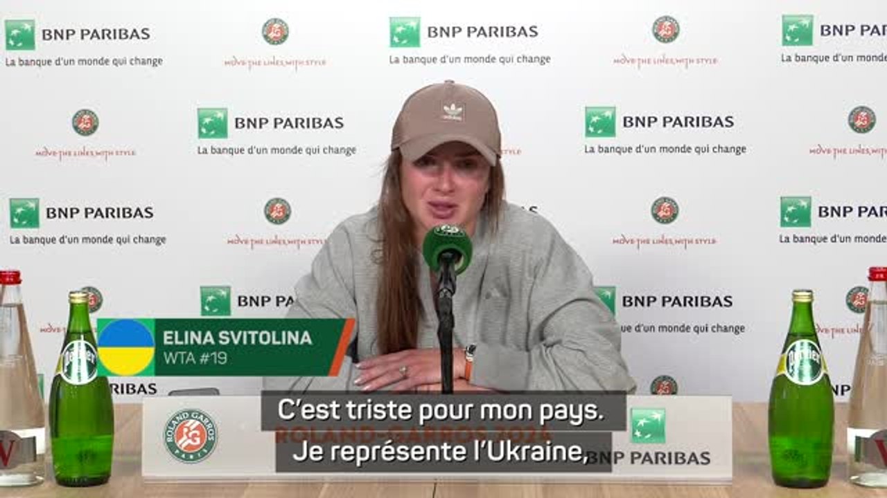 Roland-Garros - Svitolina : "Les médias ne parlent plus assez de la guerre en Ukraine"