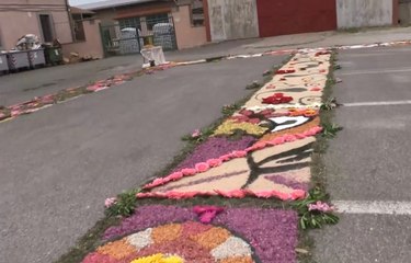 Due Casette, infiorata del Corpus Domini