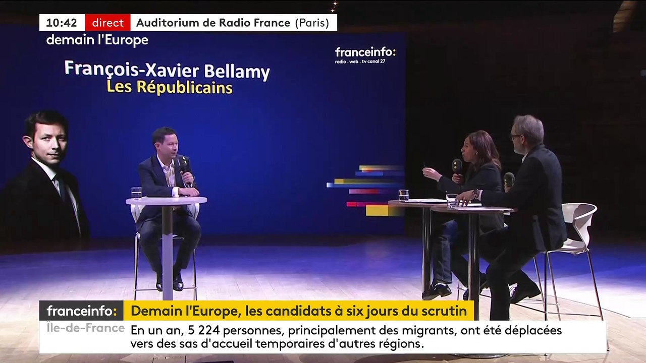 François-Xavier Bellamy sur l'irruption de Gabriel Attal sur FranceInfo: "Donc il pousse la porte et s'invite sur FranceInfo sans rien demander et il prend la parole! C'est comme ça sur le service public?"