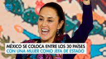 Con la victoria de Sheinbaum: México se coloca entre los 30 países con una mujer como jefa de Estado
