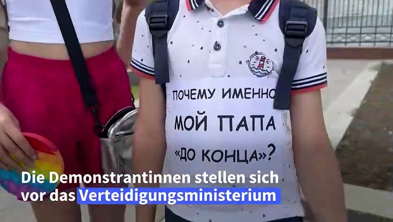 Russland: Soldatenfrauen fordern Rückkehr ihrer Männer