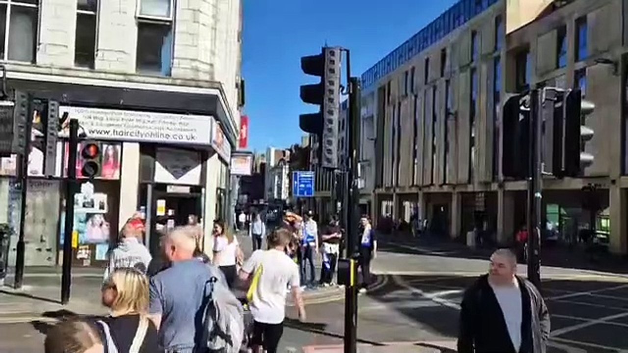 Navijači BiH na ulicama Newcastlea