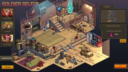 Gameplay de Metal Slug Tactics
