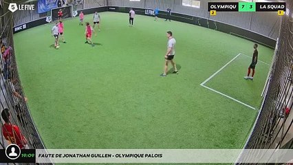 Faute de Jonathan Guillen - OLYMPIQUE PALOIS