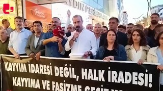 Van'da abluka altında kayyım protestosu: Demokrasi tümden rafa kaldırıldı | Haber: Şenol BALI 