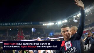 Breaking News - Kylian Mbappé signs for Real Madrid