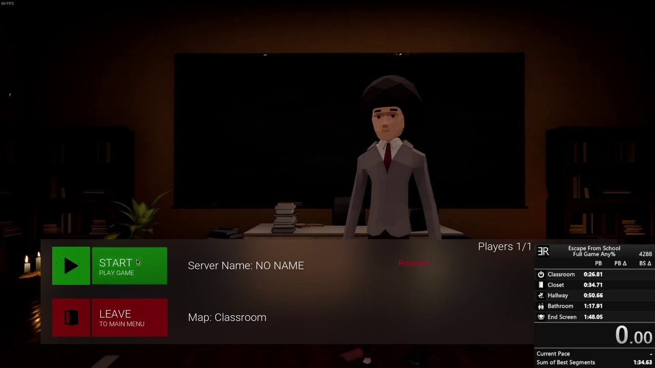 Escape From School - Full Game Any% - WR 1:46.200 - Rouzard