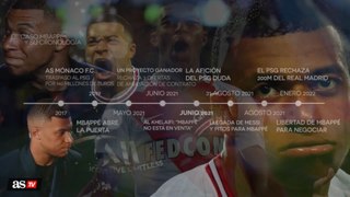 El largo camino de Mbappé hasta fichar por el Real Madrid