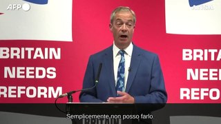 Farage ci ripensa, si candida alle elezioni in Gran Bretagna