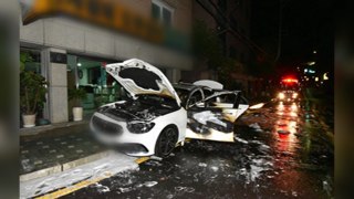 주차된 차량 불 지른 소유주 마약 간이검사 '양성' / YTN