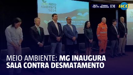 Minas inaugura sala contra desmatamento e firma parceria climática