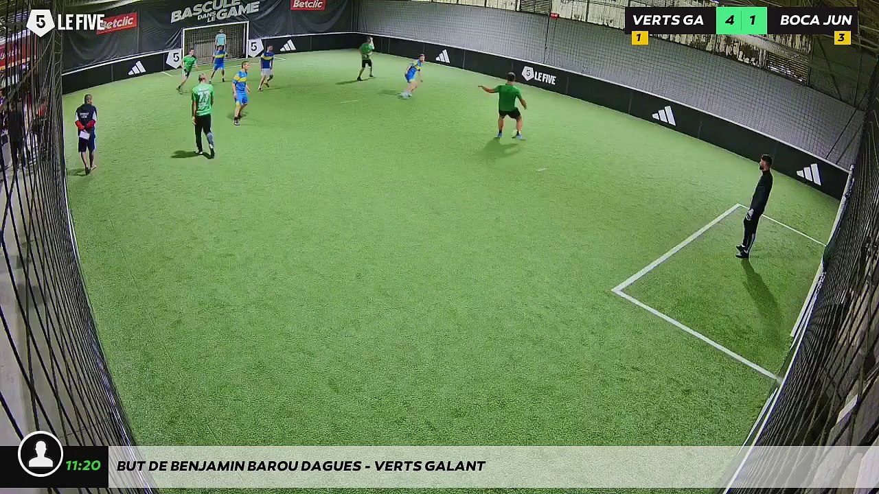 But de Benjamin Barou Dagues - VERTS GALANT