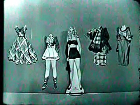 1950s Kellogg's TV commercial - Mary Hartline paper doll