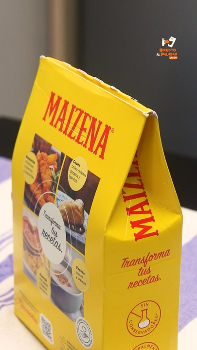 Así se cierra una caja de Maicena