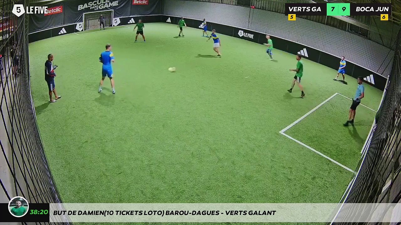 But de Damien(10 tickets LOTO) Barou-dagues - VERTS GALANT
