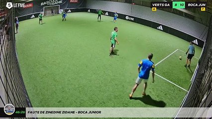 Faute de zinedine zidane - BOCA JUNIOR