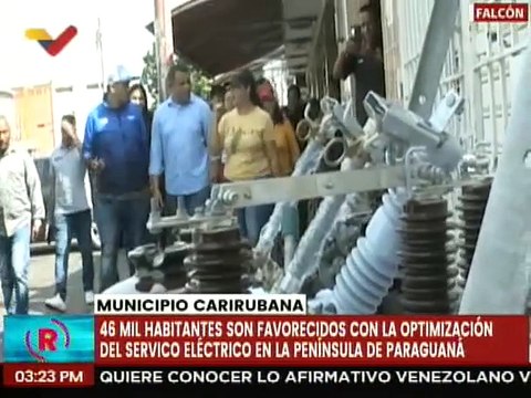 Falcón | Corpoelec inicia mantenimiento en los principales circuitos eléctricos del mcpio. Carirubana