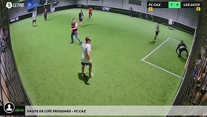 Faute de LoÏc Frossard - FC CAZ
