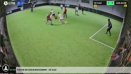 Faute de Colin Giacomini  - FC CAZ