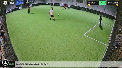 Faute de Kévin Lubat - FC CAZ