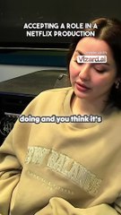 Accepting a Role in a Netflix Production