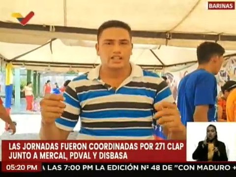 Familias de 5 municipios son favorecidos con la Feria del Campo Soberano en el estado Barinas