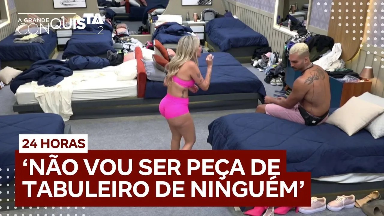 Brenno e Lizi criam teorias sobre o vídeo que a conquisteira viu  | A Grande Conquista