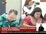 Vpdta. Delcy Rodríguez lidera encuentro de trabajo con los padrinos y madrinas del 1X10 del Buen Gobierno