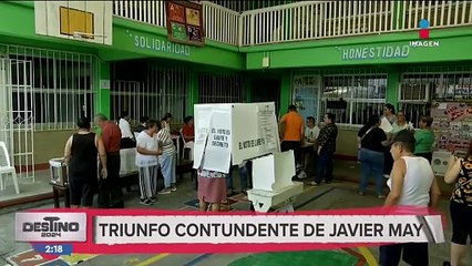 Javier May arrasa en el conteo rápido en Tabasco