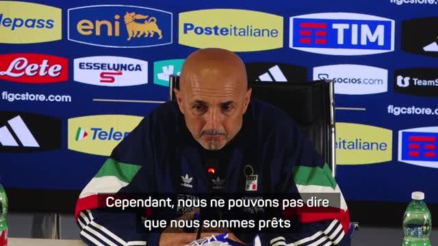 Italie - Spalletti : Nous devons viser ce qu'il y a de plus beau