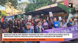 Marcha por Ni Una Menos: Posadas se une a las movilizaciones que se repiten en todo el país en lucha contra la violencia de género