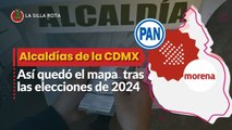 Así quedó el mapa de las alcaldías de la CDMX tras las elecciones de 2024