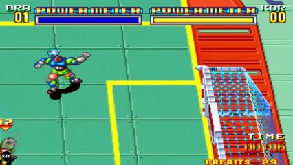 SOCCER BRAWL - FULL GAMEPLAY - LEAGUE MODE BRAZIL (ARCADE) PLAYTHROUGH NO COMMENTARY - SERGIO GAMER