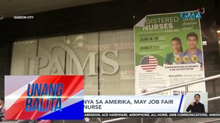 Ilang kompanya sa Amerika, may job fair para sa mga nurse | Unang Balita