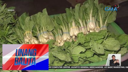Presyo ng ilang gulay sa Paco Market, tumaas | Unang Balita