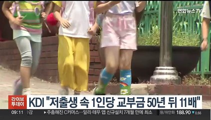 KDI "저출생 속 1인당 교부금 50년 뒤 11배"