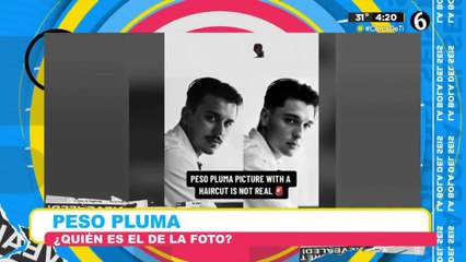 ¿Quién es el de la foto viral de Peso Pluma?