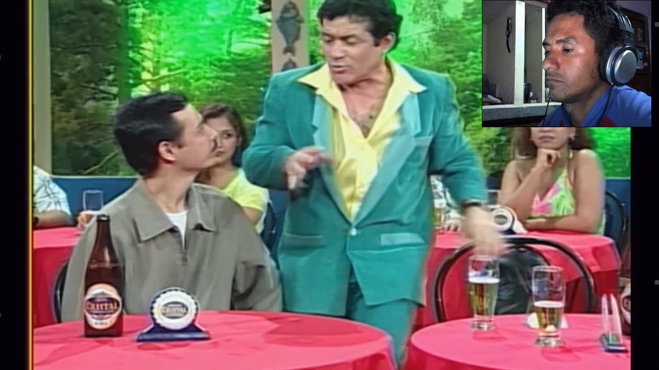 eddie santiago en la collera del chato y con meelcochita y el chiste de los bomberos videoreaccion