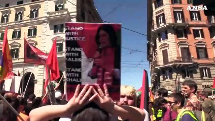 Download Video: MO, a Roma corteo contro il Governo: 