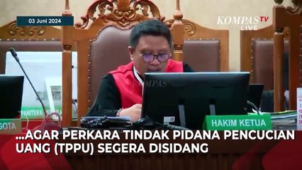 Respons Hakim Rianto atas Permintaan SYL Agar Sidang TPPU Dipercepat Karena Dirinya Makin Kurus
