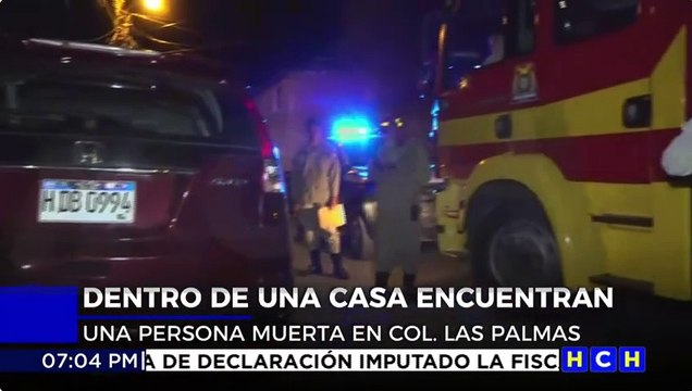 Encuentran a una persona muerta al interior de una vivienda en la col Las Palmas de TGU