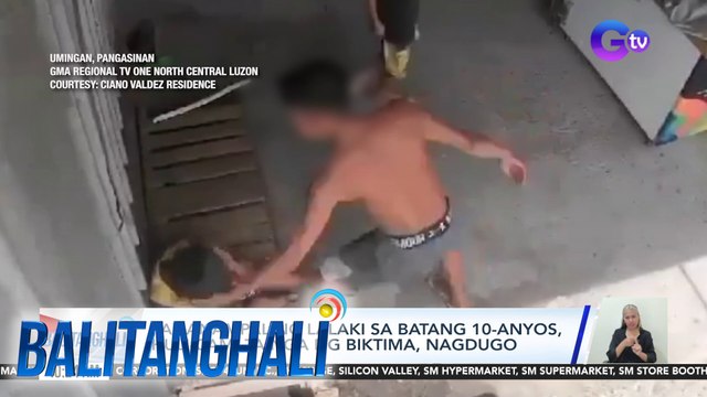 Pananampal ng lalaki sa batang 10-anyos, huli-cam; tainga ng biktima, nagdugo | Balitanghali