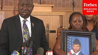 JUST IN: Attorney Ben Crump Holds Press Briefing With Family Of Slain Airman Roger Fortson