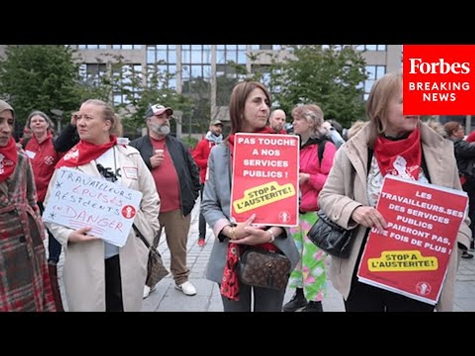 WATCH: Protestors Gather In Brussels, Belgium In Opposition To European Austerity Measures